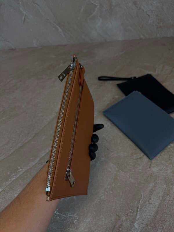 Hermes Clutch Bag Brown