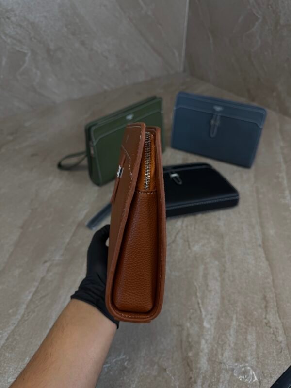 Hermes Clutch Buckle Bag Brown