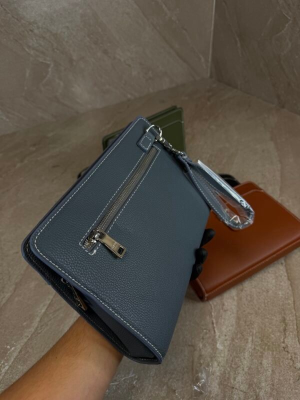 Hermes Clutch Buckle Bag Blue