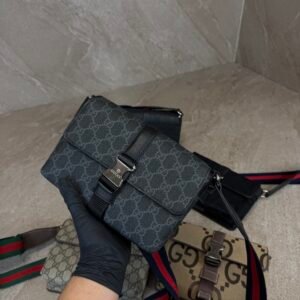 Gucci Mini Messenger Bag Grey