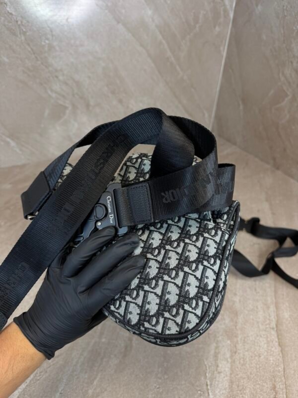 Dior Saddle Bag Grey-Black
