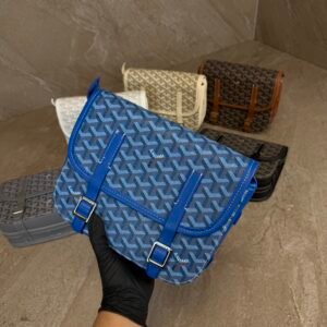 Goyard Belvedere PM Big Messenger Bag Blue