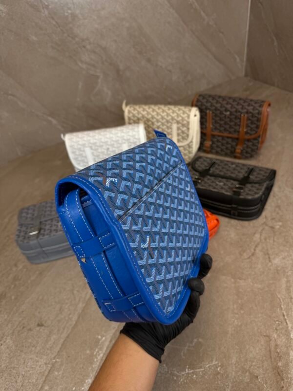 Goyard Belvedere PM Big Messenger Bag Blue