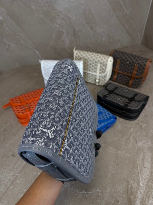 Goyard Belvedere PM Big Messenger Bag Grey