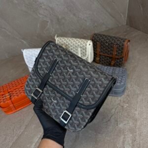 Goyard Belvedere PM Big Messenger Bag Black