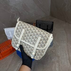 Goyard Belvedere PM Big Messenger Bag Beige