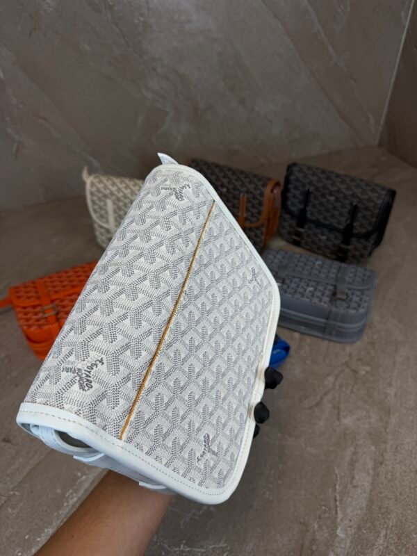 Goyard Belvedere PM Big Messenger Bag White