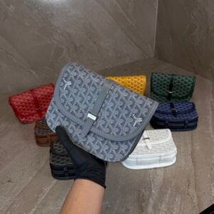 Goyard Belvedere PM Small Messenger Bag Grey