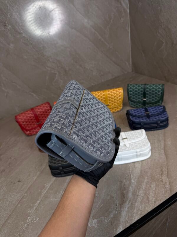 Goyard Belvedere PM Small Messenger Bag Grey