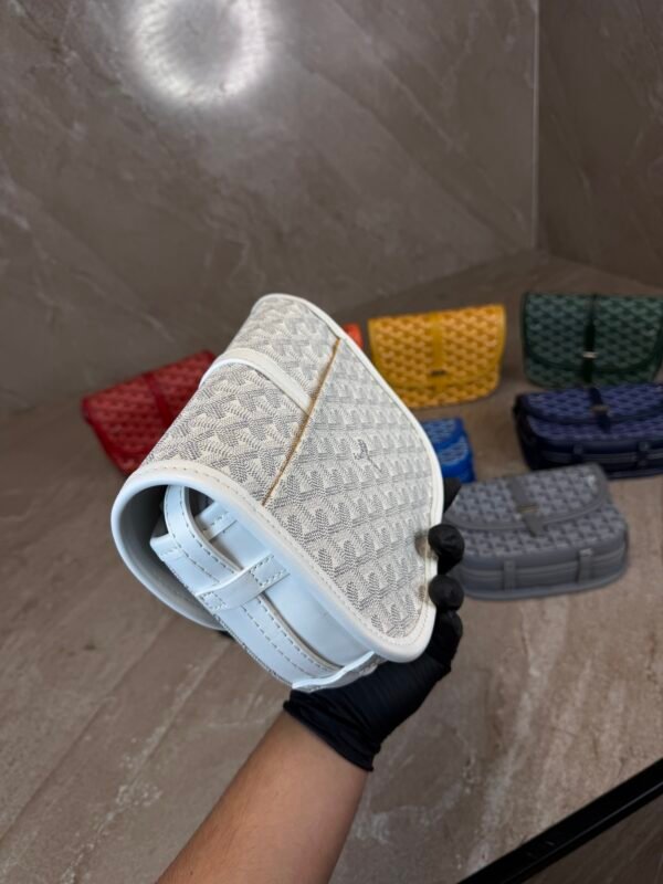 Goyard Belvedere PM Small Messenger Bag White