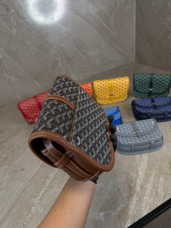 Goyard Belvedere PM Small Messenger Bag Brown