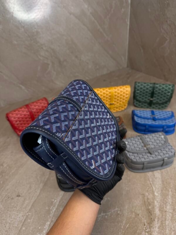 Goyard Belvedere PM Small Messenger Bag Dark Blue