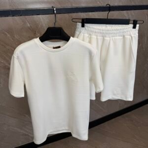 Loro Piana Basic Logo Summer Set White