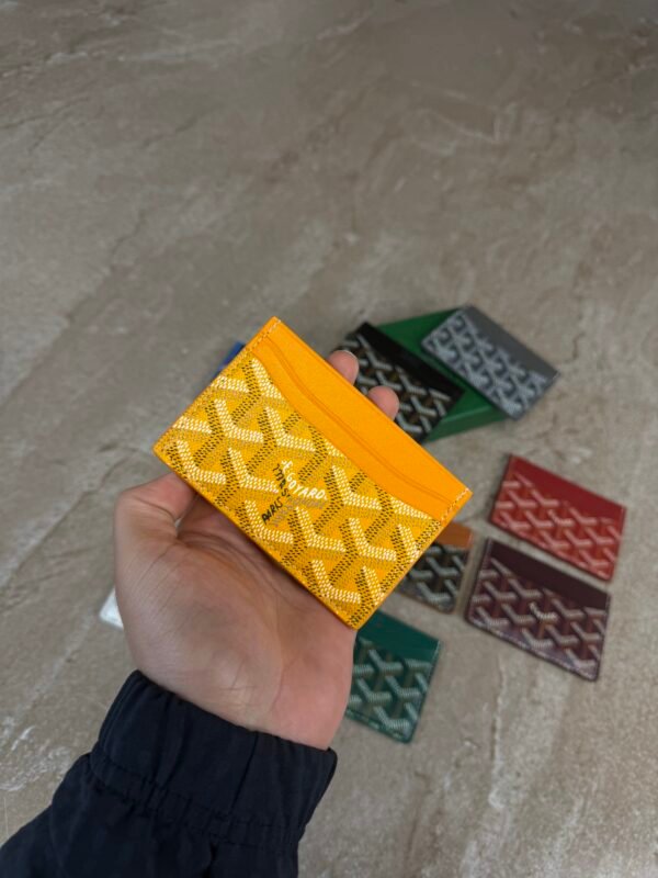 Goyard Saint Sulpice Card Holder Yellow