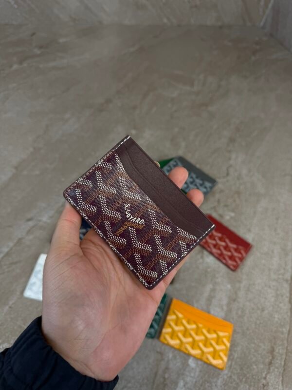 Goyard Saint Sulpice Card Holder Burgundy