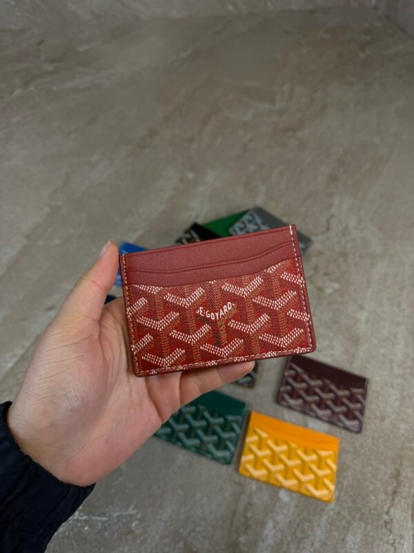 Goyard Saint Sulpice Card Holder Red