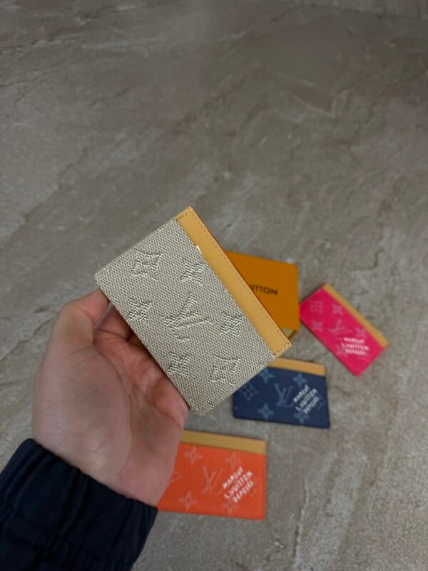 Louis Vuitton Card Holder Monogram Heritage Linen