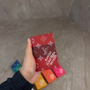 Louis Vuitton Red Monogram Heritage Pocket Organizer