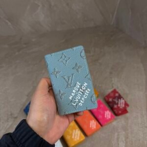 Louis Vuitton Blue Monogram Heritage Pocket Organizer