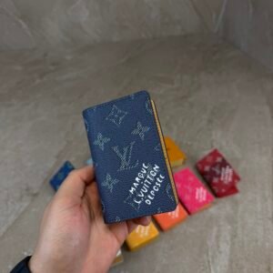 Louis Vuitton Ocean Blue Monogram Heritage Pocket Organizer