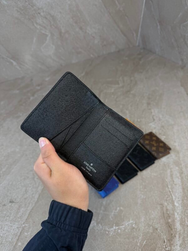 Louis Vuitton Pocket Organiser Taiga Noir