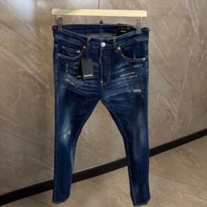 Dsquared2 Blue Jeans, Light Brown Label