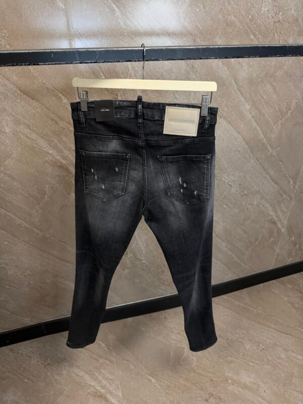Dsquared2 Black Jeans, Beige Label
