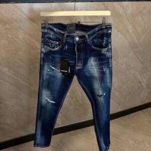 Dsquared2 Blue Jeans, Green-White Label