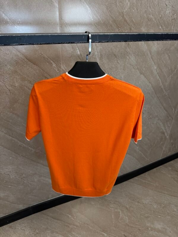 Hermes Simple Logo T-Shirt Orange