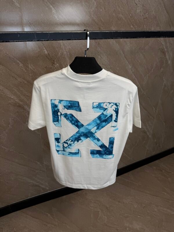 OFF White Print T-Shirt White