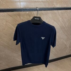 Prada Milano Knit Wear T-Shirt Navy