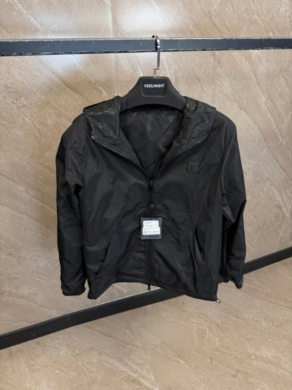 Louis Vuitton Monogram Reversible Windbreaker Black