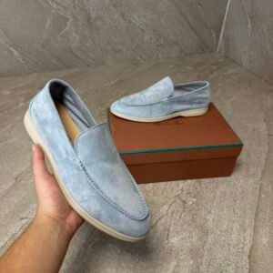 Loro Piana Summer Walk loafers Frozen Blue