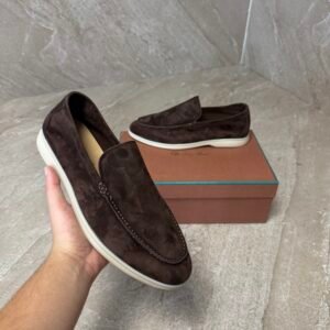 Loro Piana Summer Walk loafers Chocolate