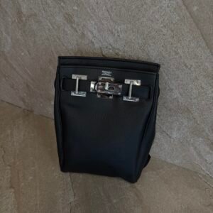 Hermes Togo Hac a Dos PM Backpack Black Leather
