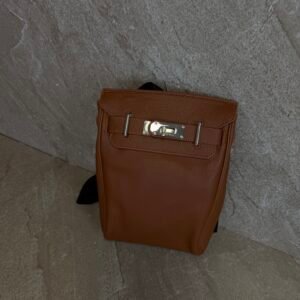 Hermes Togo Hac a Dos PM Backpack Brown Leather