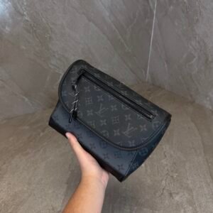 Louis Vuitton Pulse Messenger Bag Monogram Eclipse