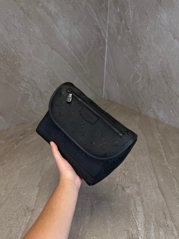 Louis Vuitton Pulse Messenger Bag Black Monogram
