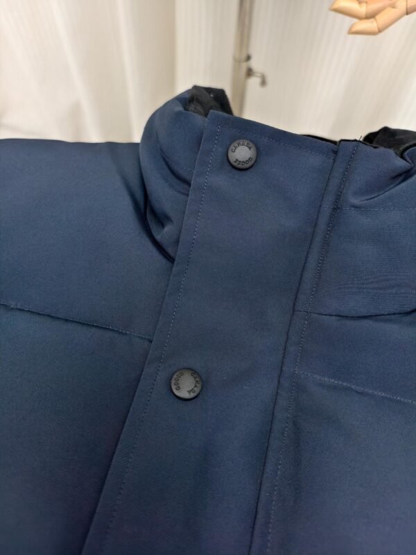 Canada Goose Bodywarmer Blue Red Logo High Quality, Ganzendons vulling