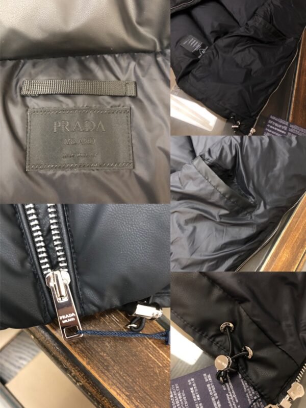 Prada Black Bodywarmer High Quality Ganzendons