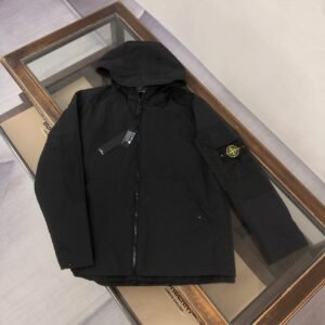 Stone Island Windbreker Black High Quality