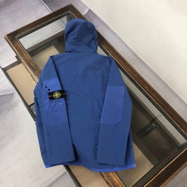 Stone Island Windbreker Blue High Quality