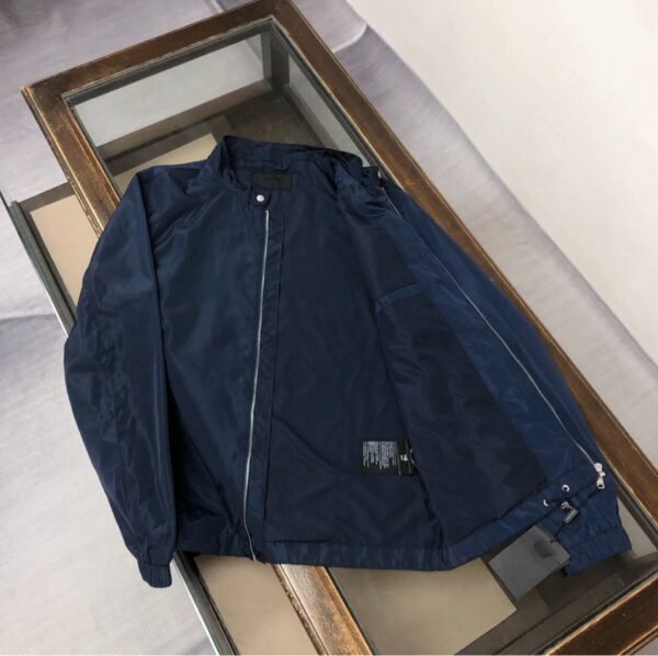 Prada Re-Nylon Pocket Blue Jacket, High Quality