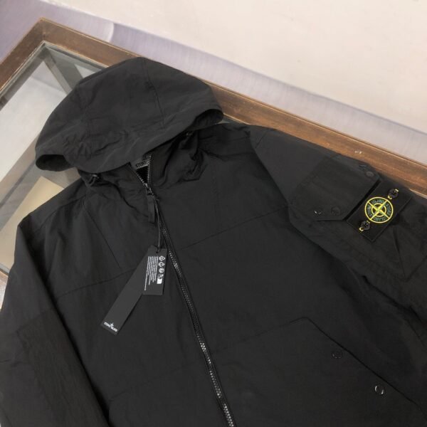 Stone Island Windbreker Black High Quality