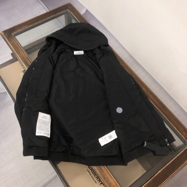 Stone Island Windbreker Black High Quality