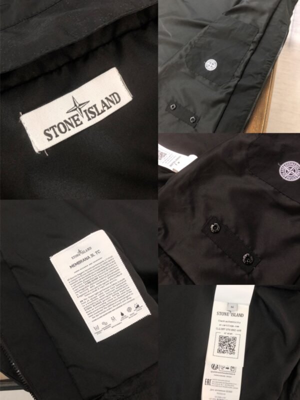 Stone Island Windbreker Black High Quality