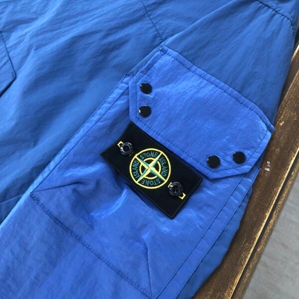 Stone Island Windbreker Blue High Quality
