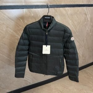 Moncler Acorus Short Down Jacket Dark Green