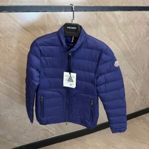 Moncler Acorus Short Down Jacket Blue