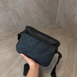 Louis Vuitton Trio Messenger Black Leather